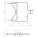 ТЕН для духовки Bauknecht, Privileg, Whirlpool (Sahterm 5W100010, 1150W), нижній - C00857528 (зам. 481010375734)