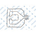 ТЭН для духовки Bosch, Siemens, 2800W, верхний - 2041384 / 9000521901 / 00470845