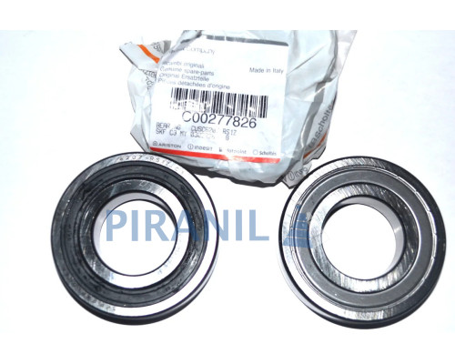 Підшипник SKF 6207-RS1Z (пластик/метал) без упаковки