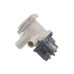 Насос для стиральной машины Siemens, Bosch, с патрубком-"переливом" (Askoll 40W) - 00141326 / 00142154 / 00144487 / 163SI12