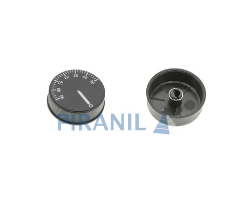 Термостат Whicepart MC01F10-UR для бойлера (400V 10A (250V 16A), 30-90°C, L кап=2.5 м, колба 82 x 6 мм), з ручкою