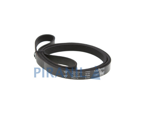 Ремінь 1067 H7 EL black (Hutchinson Poly.V 1067 PHE)