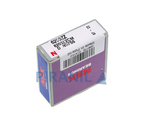 Підшипник NSK 6203Z (6203 ZZ) в коробці