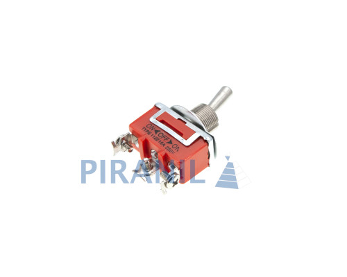 Тумблер 1122 (250V 15A), 3 позиції, 3 контакти під болт