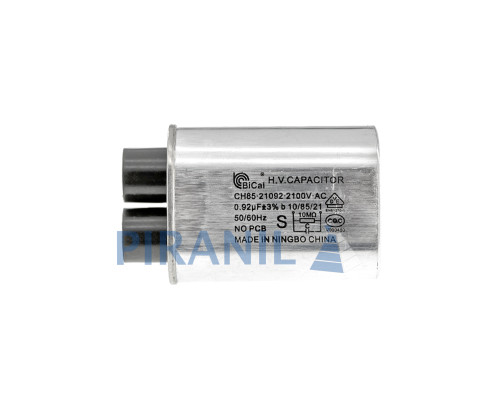 Конденсатор BiCai CH85-21092, 0.92 мкФ 2100V (клеми 3+3) для мікрохвильової печі