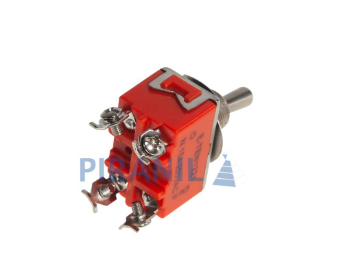Тумблер 1221 (250V 15A), "ON / OFF", 4 контакти під болт М4