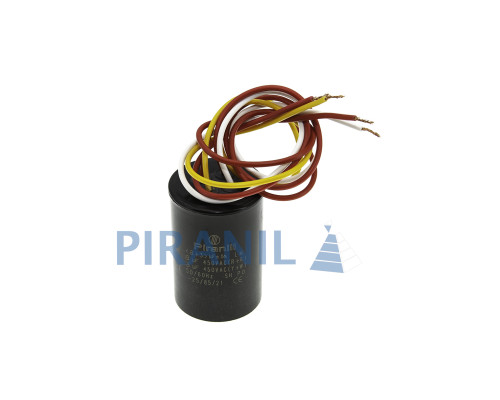 Конденсатор CBB60 8+3 мкФ, 450V подвійний (Piranil)
