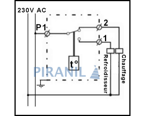 Терморегулятор PRODIGY F/2000 (-30...+30°C) (L=1.5 м)