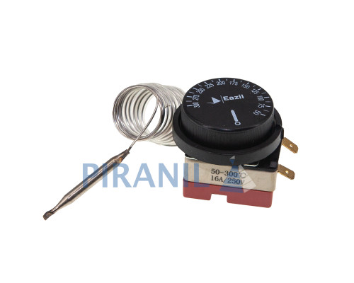 Терморегулятор Eazil (50-300°C, 250V, 16A, L=0.83 м), два контакти, з ручкою (Китай)