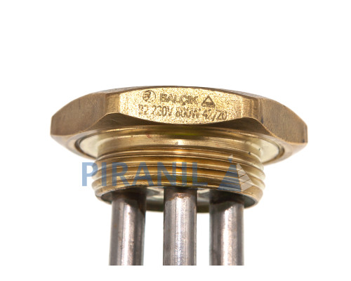 ТЕН Balcik для радіатора опалення (800W, ліва різьба 1 1/4” / 42 мм, L=290/298 мм)