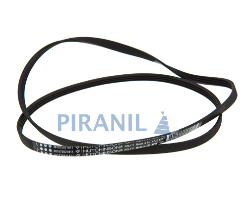 Ремінь 1207 J4 EL black (Hutchinson Poly.V 1207 PJE) - Whirlpool 481235818204 / 461975021811