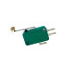 Мікровимикач Daier KW1-103-7 (250V, 16(4)A, 28x16x10 мм), важіль 28 мм з роликом