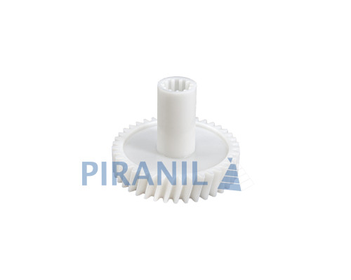 Шестерня для м'ясорубки Philips HR2730/34, HR2708/40 (D=94/27 мм, H=69/20 мм) на вал зі шпонкою