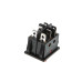 Кнопка QY604-201N (аналог KCD4) широкая (250V, 15A, 6 контактов)
