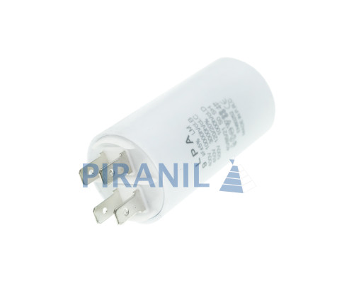 Конденсатор CBB60 9 мкФ 450V, з клемами, різьбовим кріпленням та гайкою (LPA)