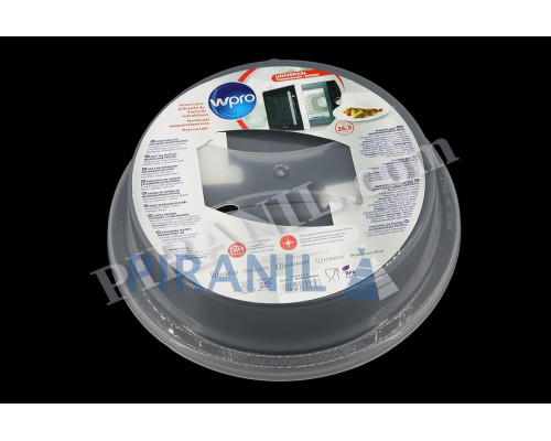 Кришка тарілки для мікрохвильової печі Whirlpool Wpro (d=265 мм) - 484000008895 / 484000008434