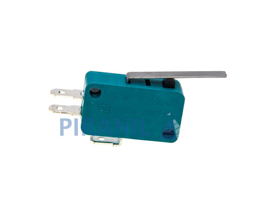 Мікроперемикач Whicepart KW1-103-3 (SPDT,  250V 16(5)A) (28x16x10 мм, клеми 4.8 мм), важіль 28 мм