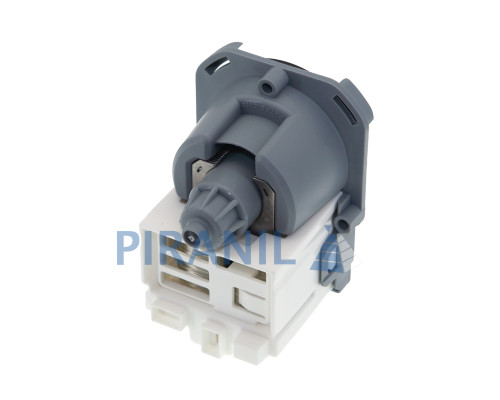Насос (котушка) для пральної машини Bosch, Neff, Siemens (Askoll T2107 RS0817, 30W), 3 клямки, клемник під фішку