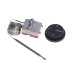 Термостат Whicepart MC01A01500R для бойлера (400V 10A (250V 16A), 30-90°C, L кап=2.4 м, колба 88 x 6 мм), з ручкою