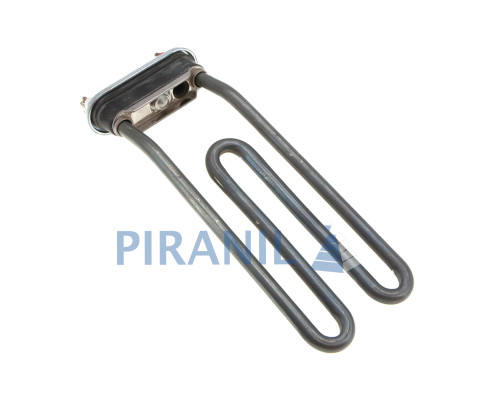 ТЕН 1800W L=195 мм для пральної машини Ariston, загнутий, з отвором - C00088218 / C00088399