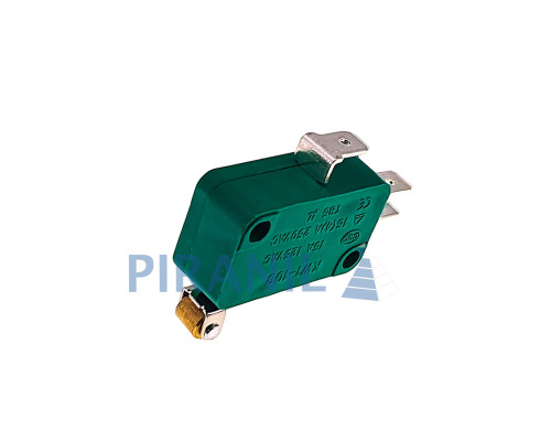 Мікровимикач Daier KW1-103-6 (250V, 16(4)A, 28x16x10 мм), важіль 15 мм з роликом