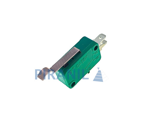 Мікровимикач Daier KW1-103-5 (250V, 16(4)A, 28x16x10 мм), важіль 29 мм загнутий