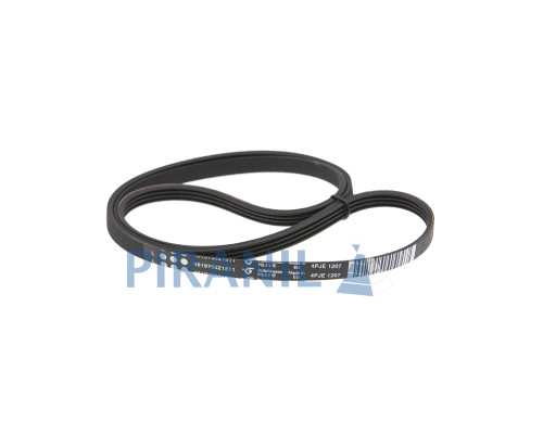 Ремінь 1207 J4 EL black (Hutchinson Poly.V 1207 PJE) - Whirlpool 481235818204 / 461975021811