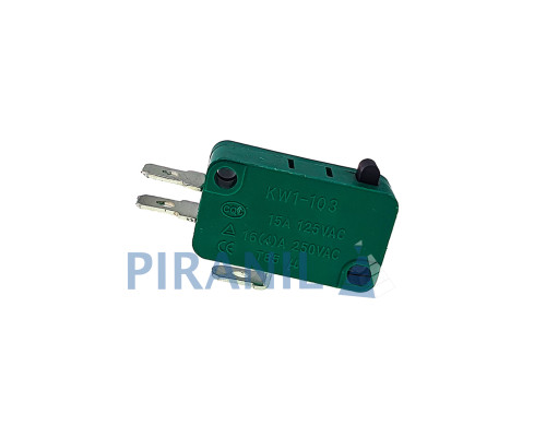 Мікроперемикач Daier KW1-103-1 (SPDT,  250V 16(4)A) (28x16x10 мм, клеми 4.75 мм), без важеля