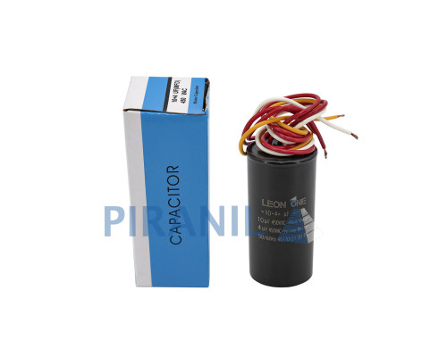 Конденсатор CBB60 10+4 мкФ, 450V подвійний (Leon One)