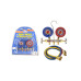 Колектор Uniweld QS4L3H-5 (0-35 бар + 0-55 бар) під фреони R-22, R-404a, R-410a (США)