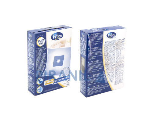 Набір мішків Wpro SA257-MW (4 шт + фільтр) - 481281718604