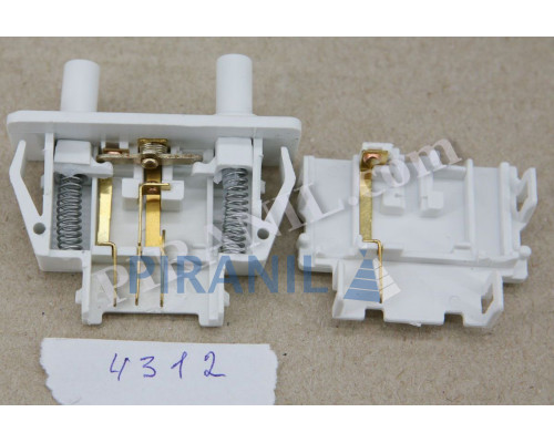 Кнопка SR-DS04 для холодильника Samsung, Whirlpool, Sharp, Daewoo (подвійна) - DA34-10122 / DA34-00006