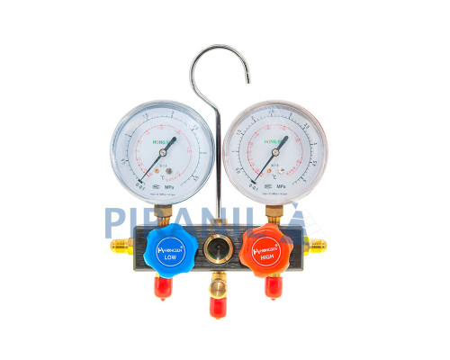 Колектор HongSen HS-410A (0-35 бар + 0-50 бар) (1/4" SAE) під фреон R-410a