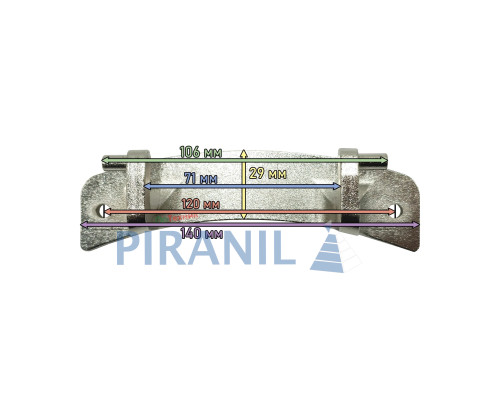 Петля дверей люка для стиральной машины LG - 4774ER2001A / 164EG00