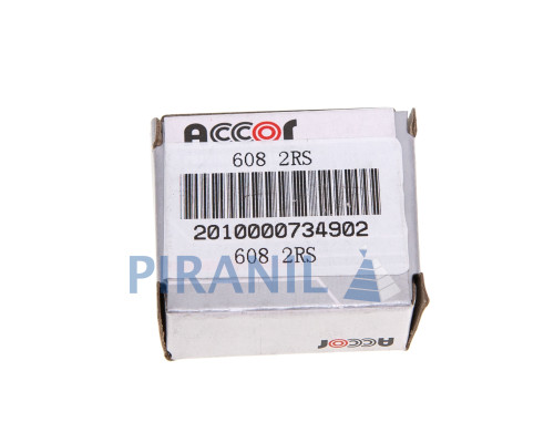 Підшипник Accor 608 2RS (180018, 8x22x7 мм) (Китай)
