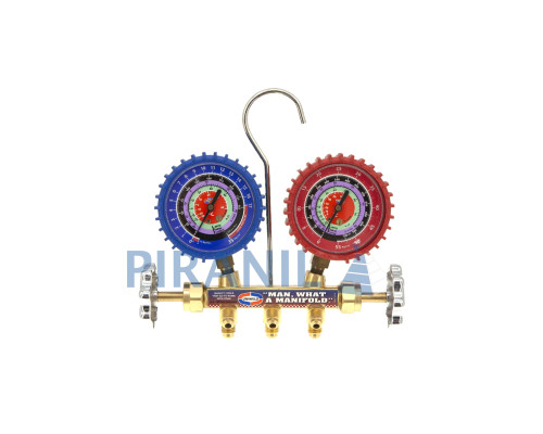 Колектор Uniweld QS4L3H-5 (0-35 бар + 0-55 бар) під фреони R-22, R-404a, R-410a (США)