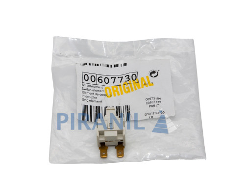 Кнопка живлення порохотяга Zelmer 323.0EF (KAN-8, 250V 12A) - 00631402 / 00607730
