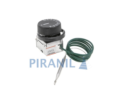 Термостат Tempomatic ZA120C-553-12U універсальний (400V 15(3)A, 30-120°C, L кап=1 м, колба 60 x 6.5 мм, ручка 17.2 мм x 4.8 мм)