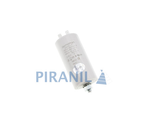 Конденсатор CBB60 25 мкФ 450V, з гайкою (DomoPart)