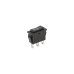 Кнопка KCD3 (250V, 15A) чорна, 3 позиції, 3 контакти