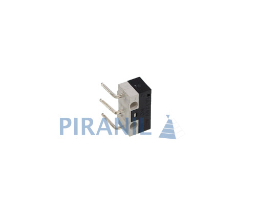 Мікроперемикач Whicepart KW10-Z0PL (SPDT,  125Vdc 1A) (13x6x6.7 мм, бічні клеми 0.9x3.1 мм), без важеля