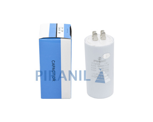 Конденсатор CBB60 60 мкФ 450V, с клеммами (Piranil)