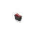 Кнопка KCD3 (250V, 15A) червона, 3 позиції, 3 контакти