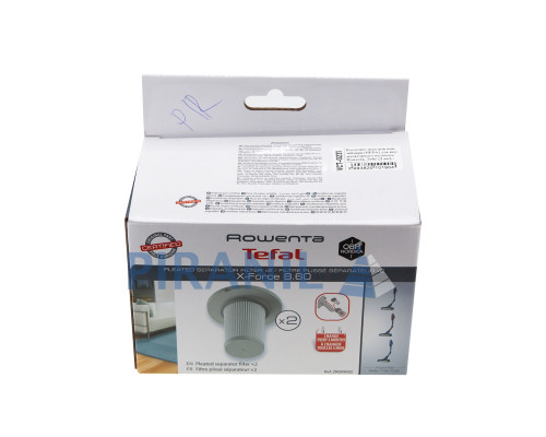 Комплект фільтрів контейнера (HEPA) для акумуляторного пилососа Rowenta, Tefal (2 шт) - ZR009005 (оригінал)