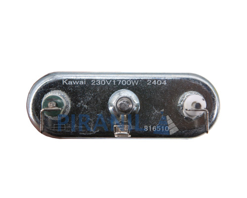 ТЕН 1700W L=170 мм для пральної машини, широкий фланець, без отвору (Kawai 816510)