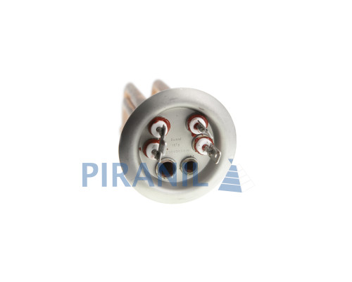ТЭН (нагреватель) для бойлера Thermex (2000W, L=335 мм, фланец 64 мм, место под анод М4), медный, с двумя трубками, Kawai - 066053 / 3401336