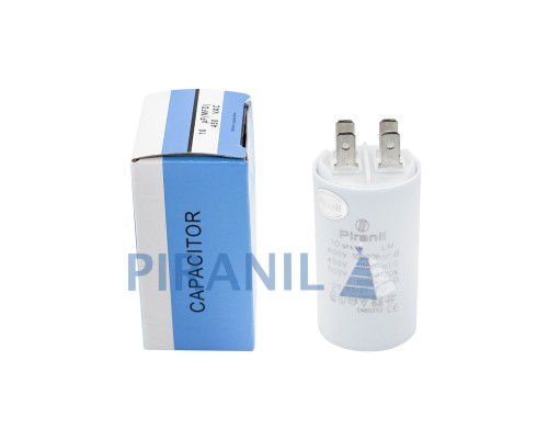 Конденсатор CBB60 10 мкФ 450V, з клемами (Piranil)