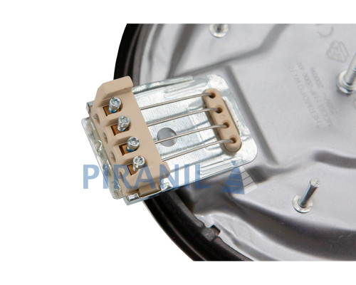 Конфорка для електроплити 2000W d=180мм з червоним колом (SKL COK005UN / SKL COK1009UN, Thermopower HP-2000-4R)