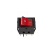 Кнопка QY604-201N (аналог KCD4) широкая (250V, 15A, 6 контактов)