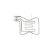 ТЕН для духовки Fagor / Mastercook, 2200W, верхній (Baker OBR 3773) - CA50031A5
